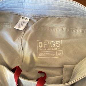 Figs kade pant large petite grey